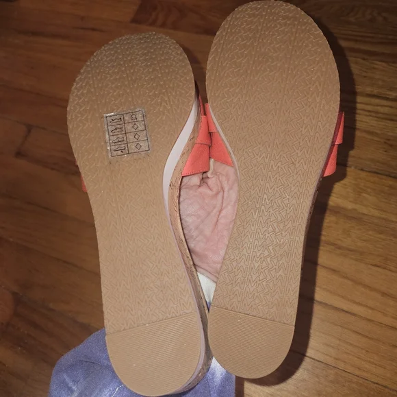 Michael Kors, Warren Platform Slide Cork Slip on Sandals with 3 inch heel. Sz 8 - Picture 8 of 8